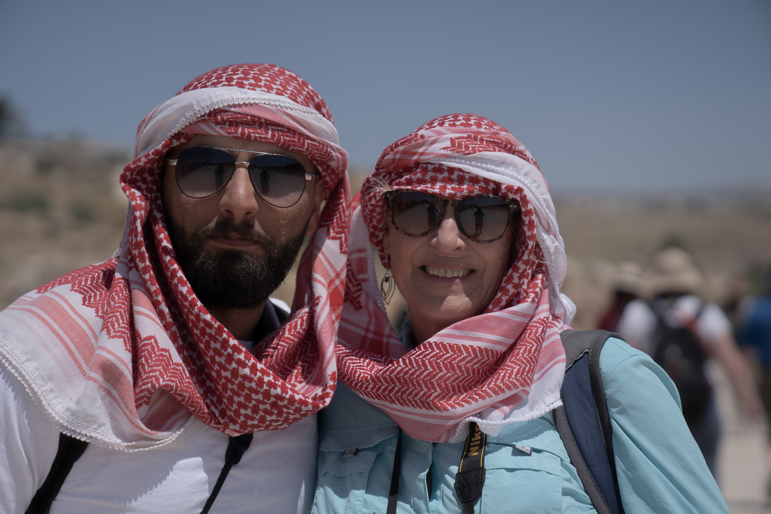 Salam and Kathy Sindorf, Jerash, North of Amman, Jordan, inhabited since the Bronze age.