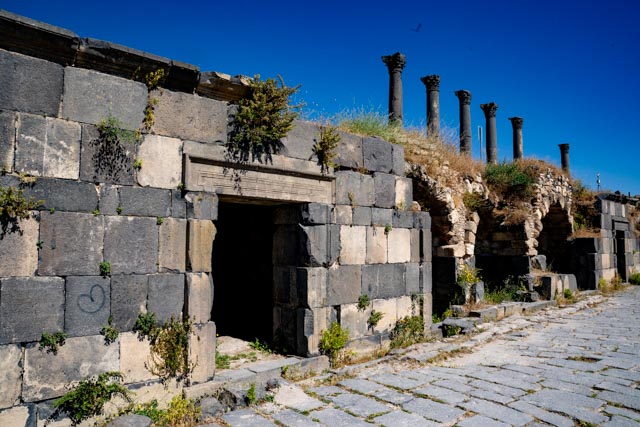 Ruins of ancient Gadara at Umm Qais, Jordan